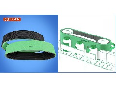 永航知识篇：应用于自动灌装设备理瓶机、搓盖机的夹持专用皮带—多沟带加绿泡棉！
