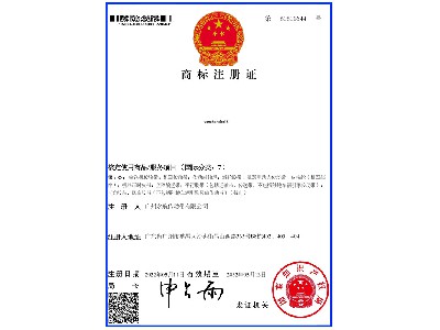 yonghangbelt商标注册证书