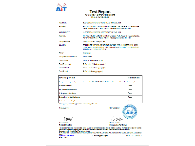 永航+塑料模块输送带-POM-FDA-报告