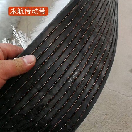 永航玻璃打砂机皮带 磨砂玻璃喷砂机毛刷清扫皮带 工业橡胶皮带刷定制